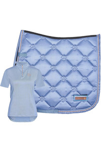 2023 Imperial Riding Womens Speedy Tech Top & Lovely Dressage Saddle Pad IRDSTT23 - Light Shadow